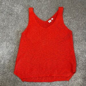 GAP Coral Knit Tank Top